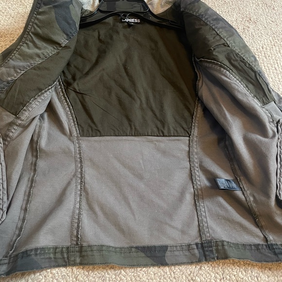Express camo jacket with hood - Picture 2 of 8